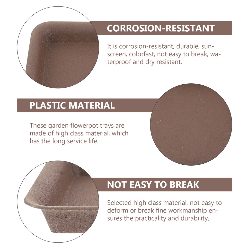 Set 10 Giá Đỡ Chậu Hoa Hình Vuông Tiện Dụng Cho Văn Phòng