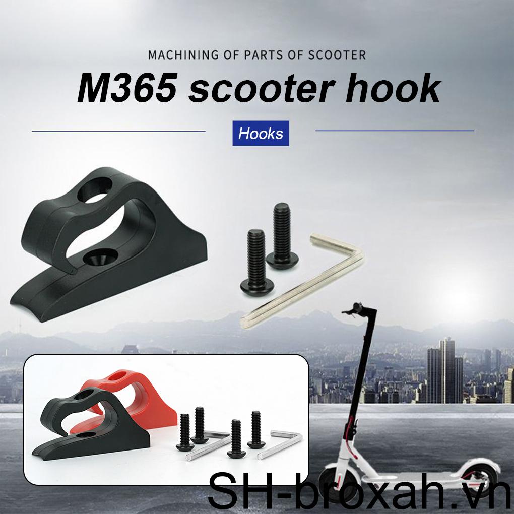 Móc Treo Túi Mua Sắm Bằng Nhựa Màu Đen Chống Nước Chịu Được Sức Nặng Thay Thế Cho Xe Điện Xiaomi M