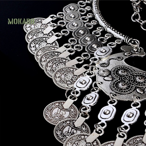 (Hot) Vòng cổ HợP Kim ĐíNh Đá Phong CáCh Bohemia