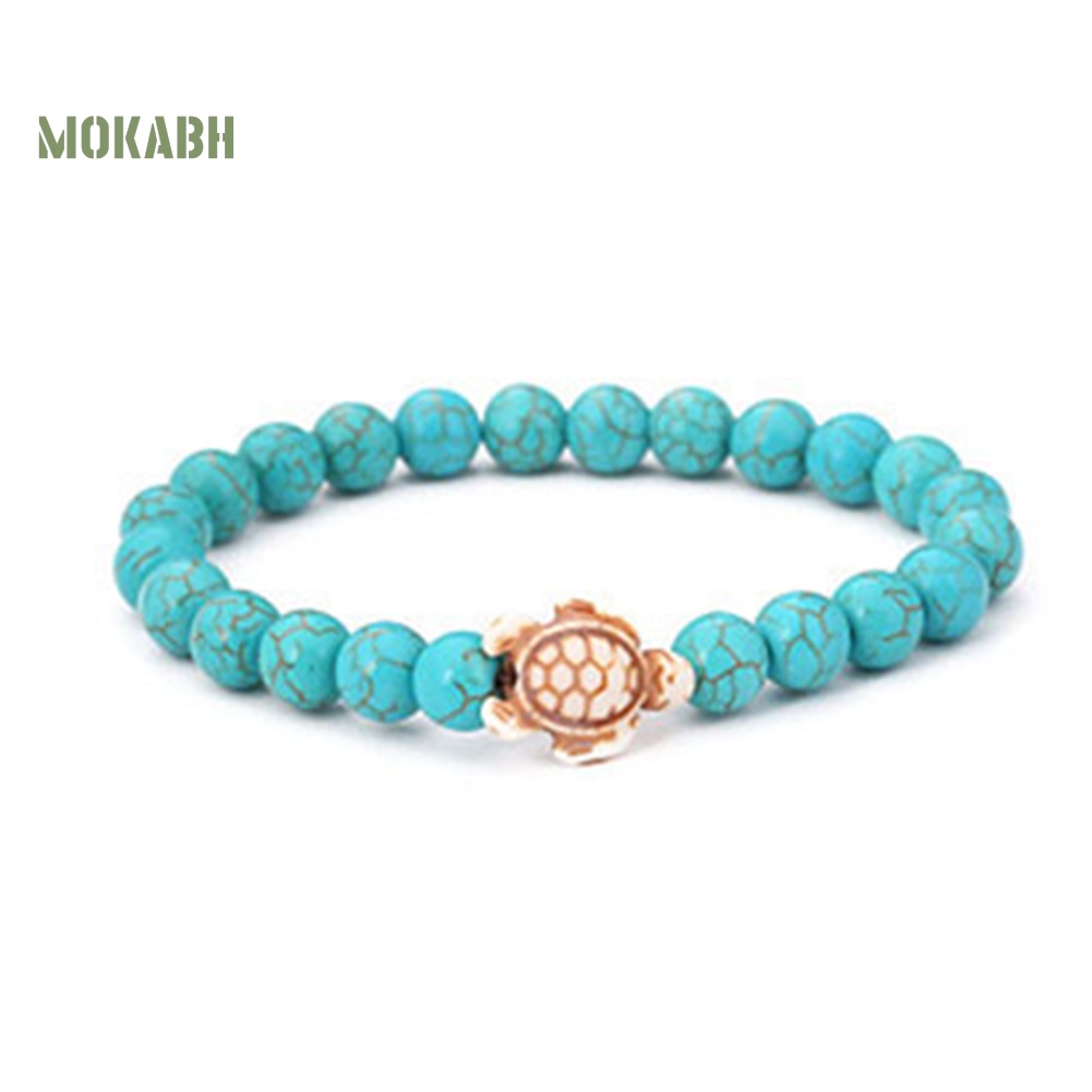 Vòng Tay Chuỗi Hạt Đá Tự Nhiên Thời Trang Cho Nam Và Nữ