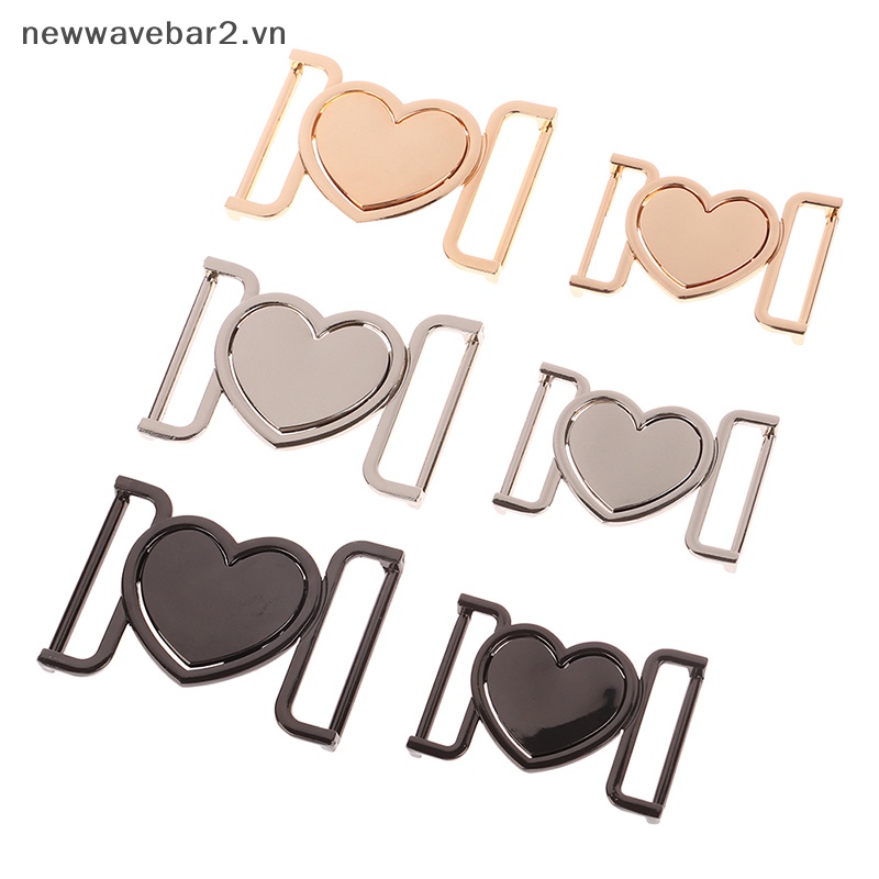 Khóa Thắt Lưng Hình Trái Tim Bằng Kim Loại 30 / 40mm Chuyên Dụng