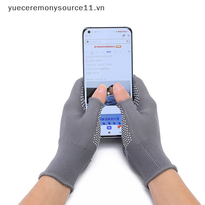 Găng Tay Bảo Vệ Chống Tia UV / Trượt Thoáng Khí Dành Cho Người Lái Xe Mô Tô