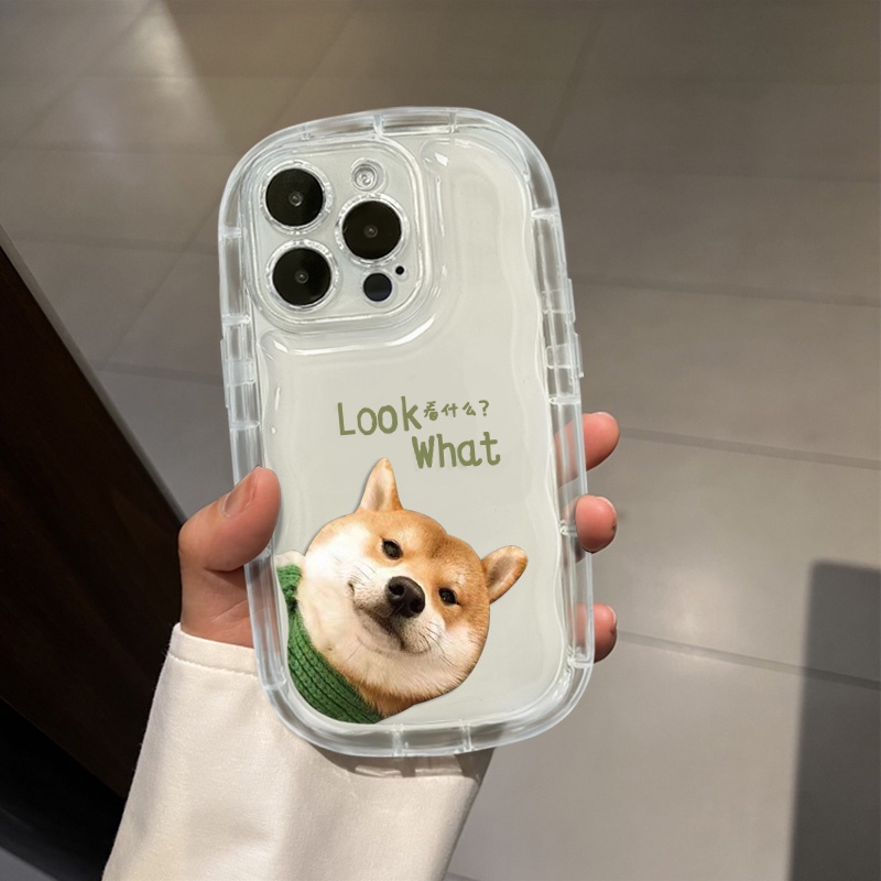 Ốp Điện Thoại Silicon Mềm Họa Tiết Chú Cún Đáng Yêu Cho IPhone 11 12 13 14 Pro Max XR X 7 8 Plus XS Max SE 2020