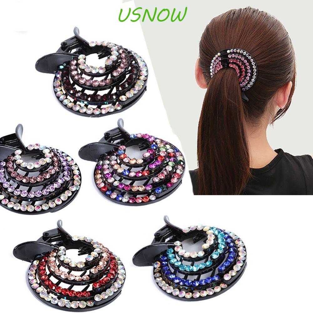 Dây Buộc Tóc USNOW Thời Trang Cho Nữ|Kẹp Tóc Đuôi Ngựa Hình Tổ Chim