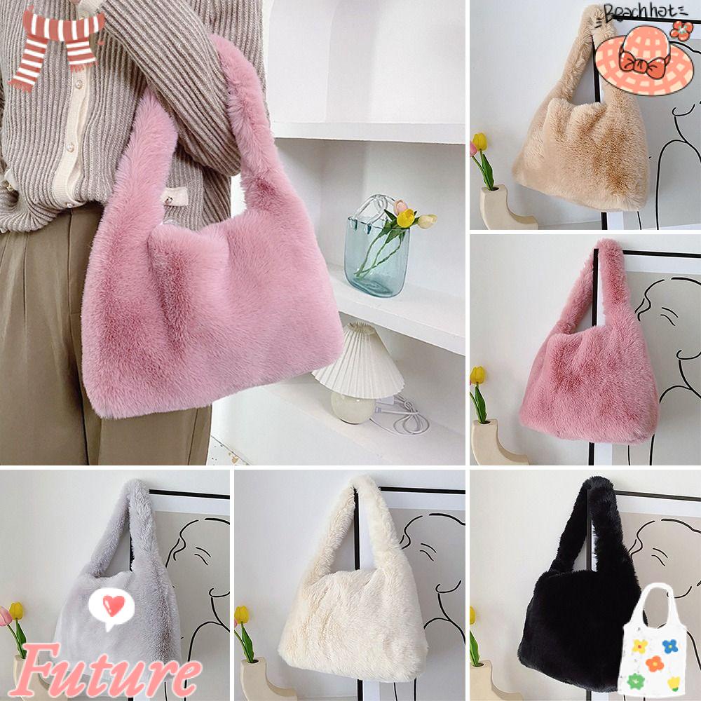 Túi Xách Đeo Vai Phủ Bông Mềm Thời Trang Sành Điệu