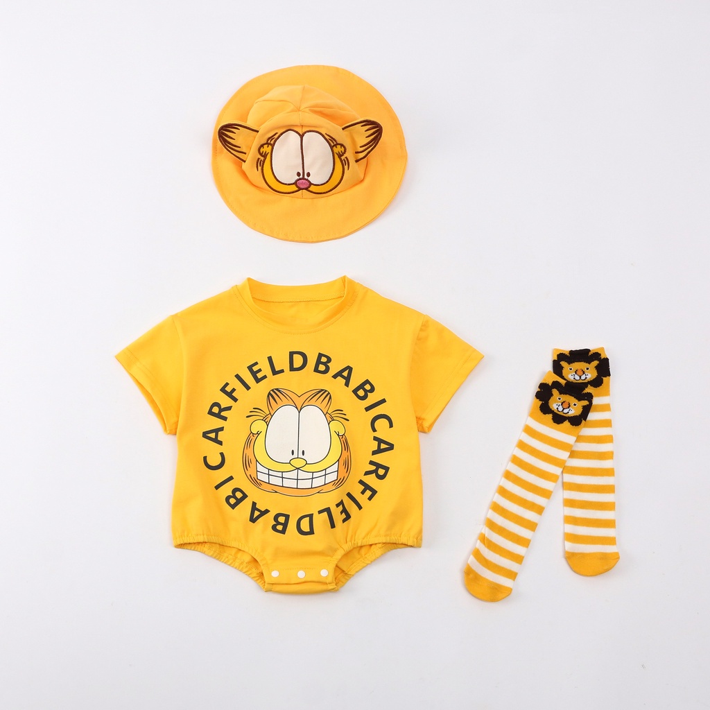 Bộ Ba Món Áo Liền Quần Bằng Vải Cotton Nguyên Chất Nhẹ Nhàng Cho Nam Và Nữ