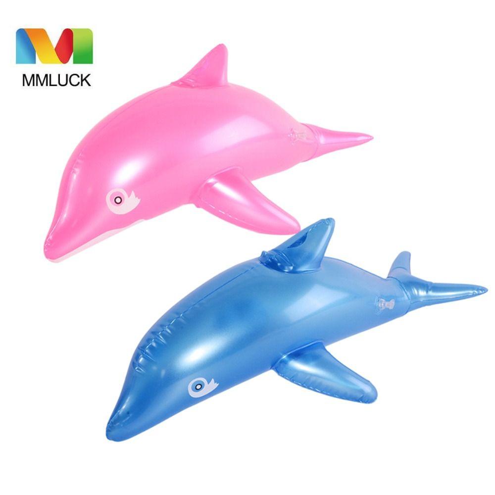 Phao Bơi Bơm Hơi Hình Cá Heo 53cm Bằng PVC Dành Cho Bé Trai Gái