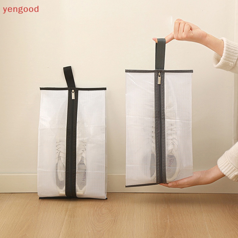 Túi Đựng Bảo Vệ Giày Bốt Trong Suốt Chống Nước Chống Bụi Có Khóa Kéo