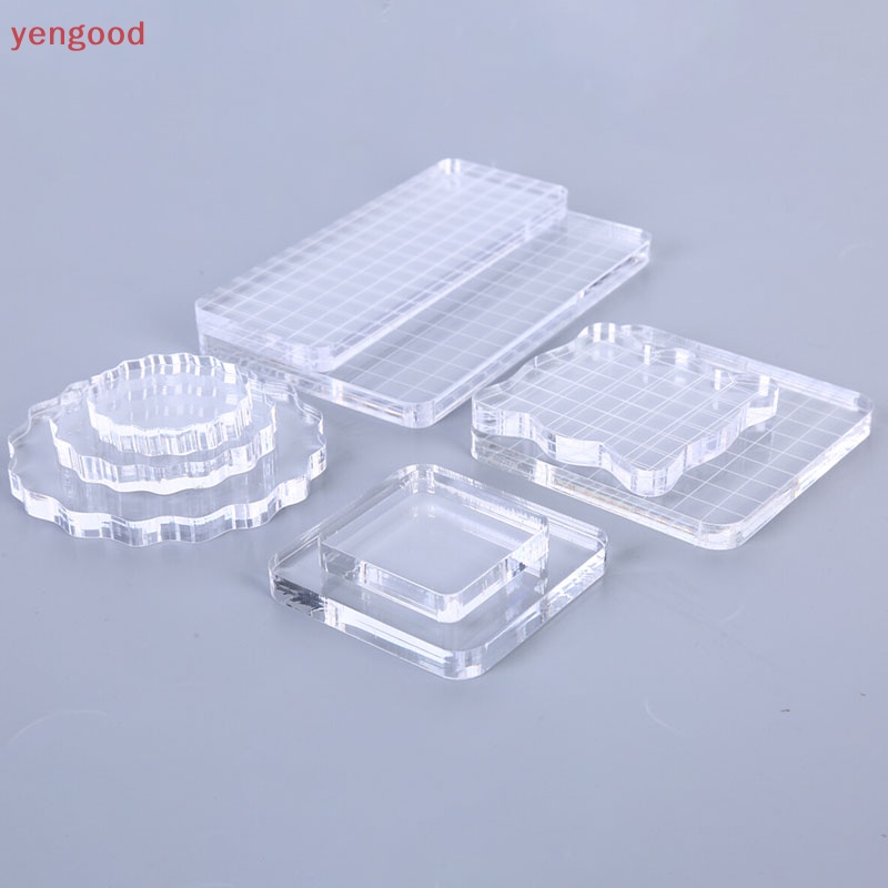 (YGD) Con Dấu Trong Suốt Bằng Acrylic Dùng Trang Trí Album Thủ Công DIY