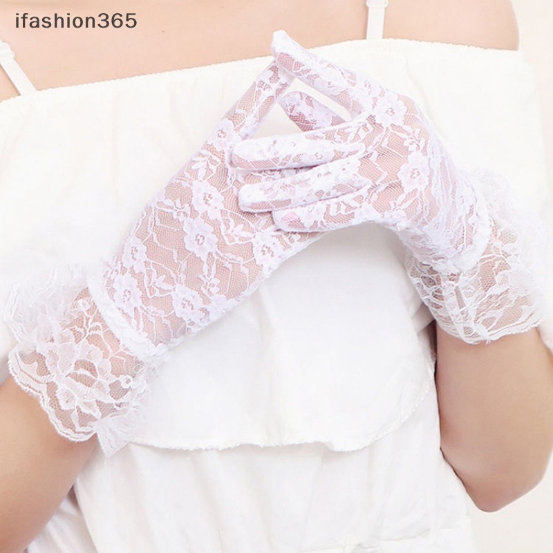 Găng Tay Ren Siêu Mỏng Thoáng Khí Cho Cô Dâu Ngày Cưới ifashion365