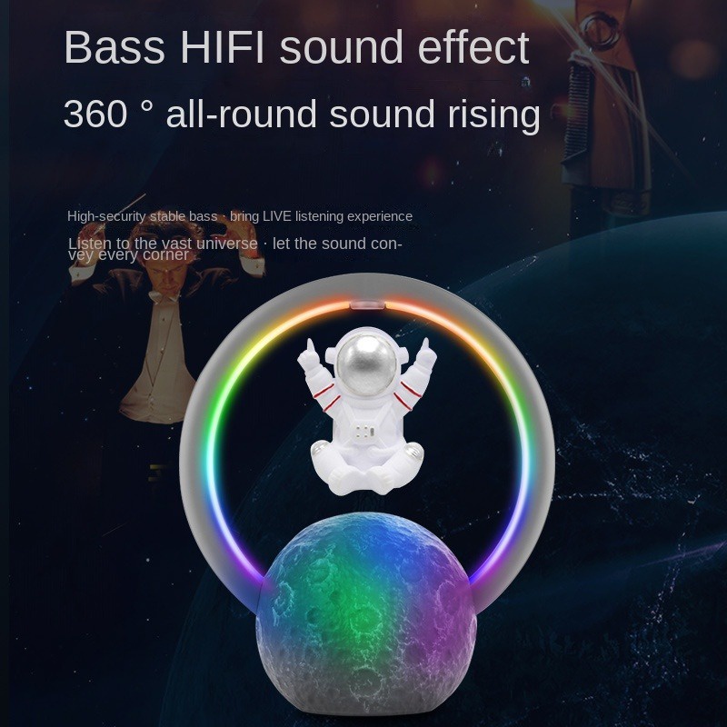 Nuowa Loa Bluetooth Không Dây Hình Phi Hành Gia Có Đèn Led Chất Lượng Cao