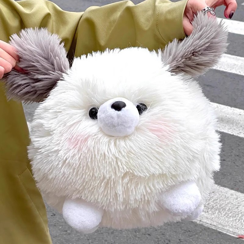 Thú Nhồi Bông Hình Cún / Heo Tròn Mềm Mại Dễ Thương Dùng Làm Quà Tặng