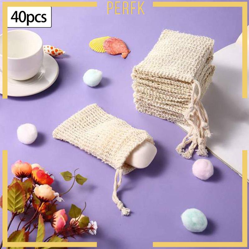 Set 40 Túi Đựng Xà Phòng Có Dây Rút Tiện Dụng