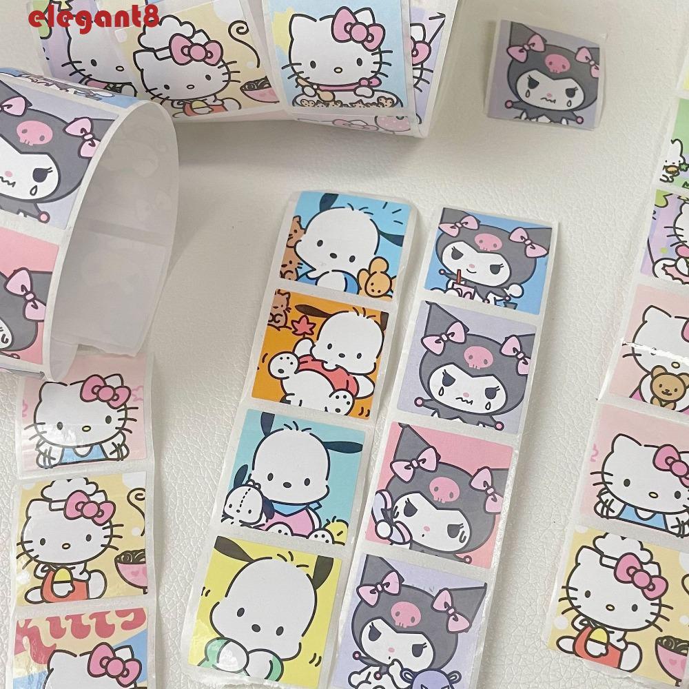 Nhãn Dán Trang Trí Album / Điện Thoại / Sổ Tay Họa Tiết Hoạt Hình Kuromi Dễ Thương DIY
