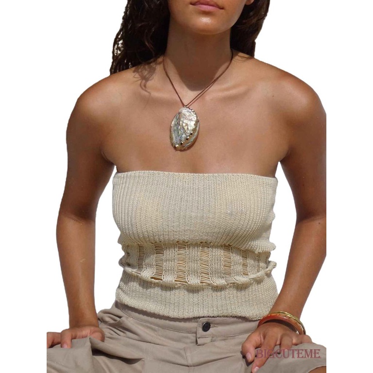 Áo Ống Màu Trơn Mùa Hè Cho Nữ