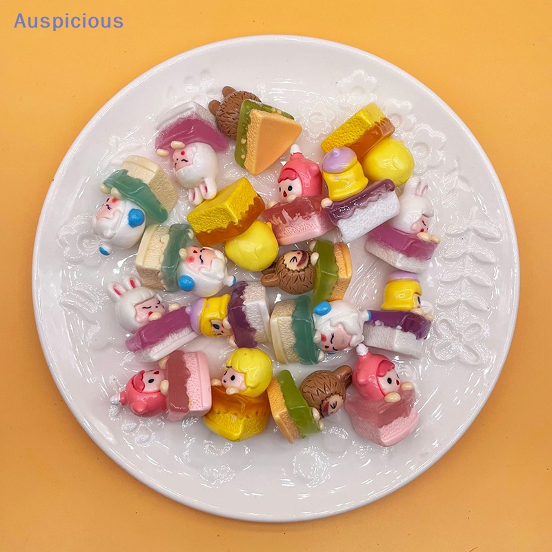 1 Đồ trang trí Bánh Kem Hoạt Hình 3D Phát Sáng Mini Bằng Nhựa Resin Trang Trí Tiểu Cảnh / Nhà Búp Bê