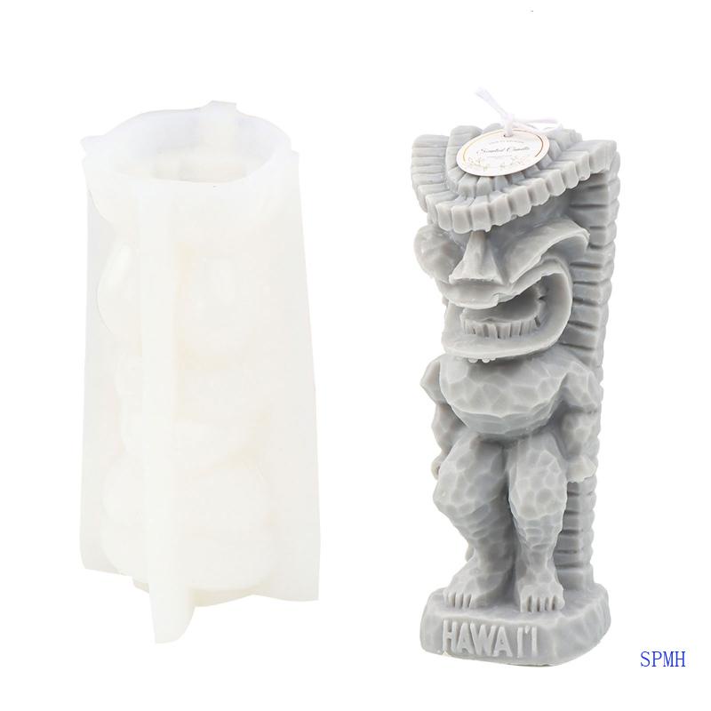 Khuôn Silicone Làm Xà Phòng / Nến Hình Điêu Khắc Thủ Công DIY