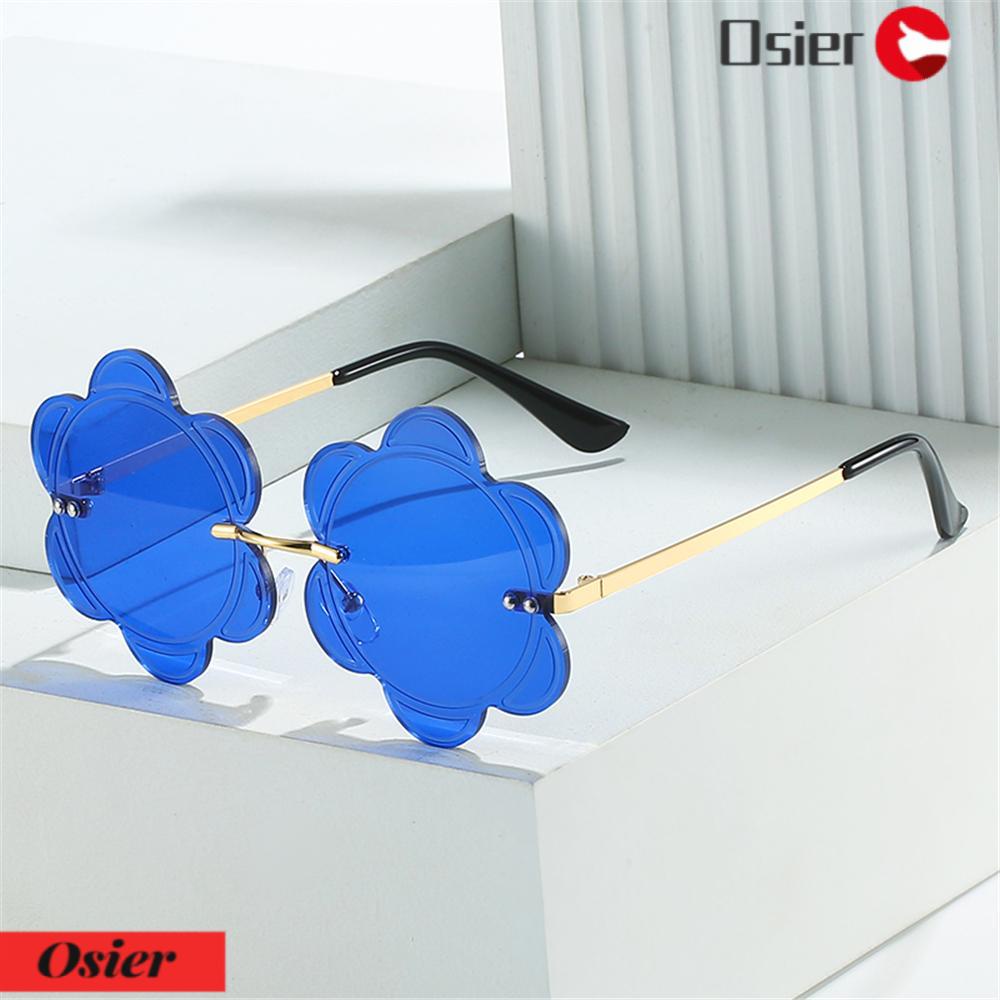OSIER1 Kính Mát Gọng Hoa Thời Trang Cho Nữ