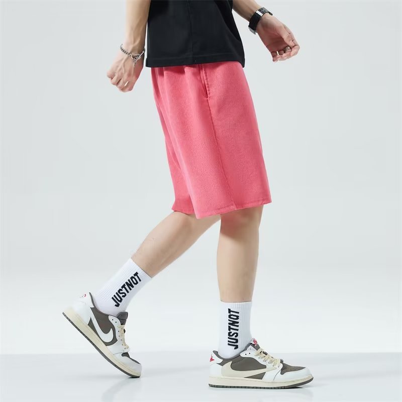 Quần Short Thể Thao Màu Sắc Đơn Giản Phong Cách Nhật Bản Cho Nam