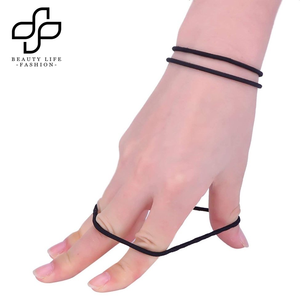 Bộ 120 Dây Cột Tóc Co Giãn Thời Trang Cho Nữ