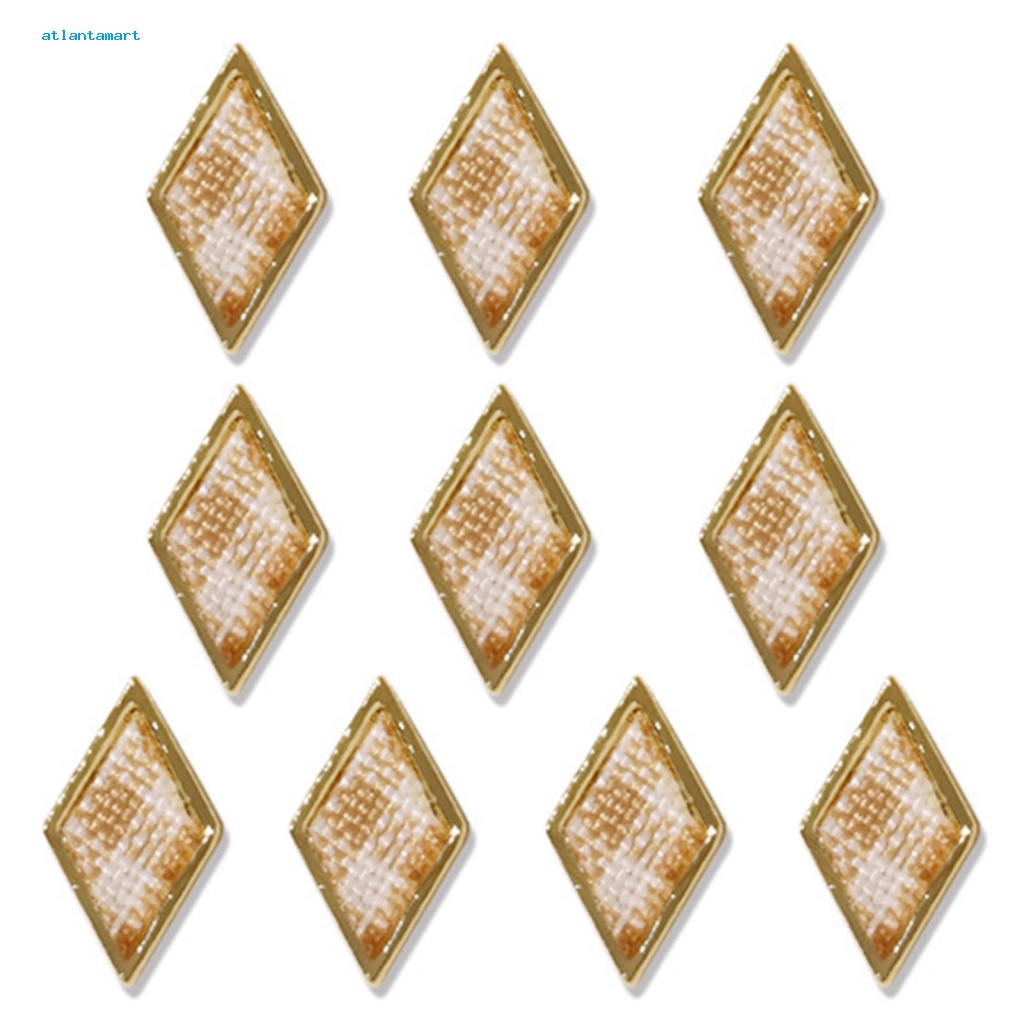 Túi Đựng Đồ Dùng Cao Cấp Tiện Dụng| Set 10 Phụ Kiện Trang Trí Móng Tay Hình Trái Tim Sang Trọng Cho Nữ