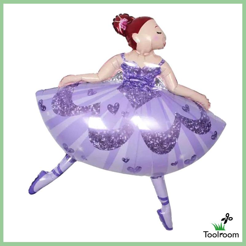 Bong Bóng Hình Cô Gái Múa Ba Lê Lớn Dùng Trang Trí Tiệc