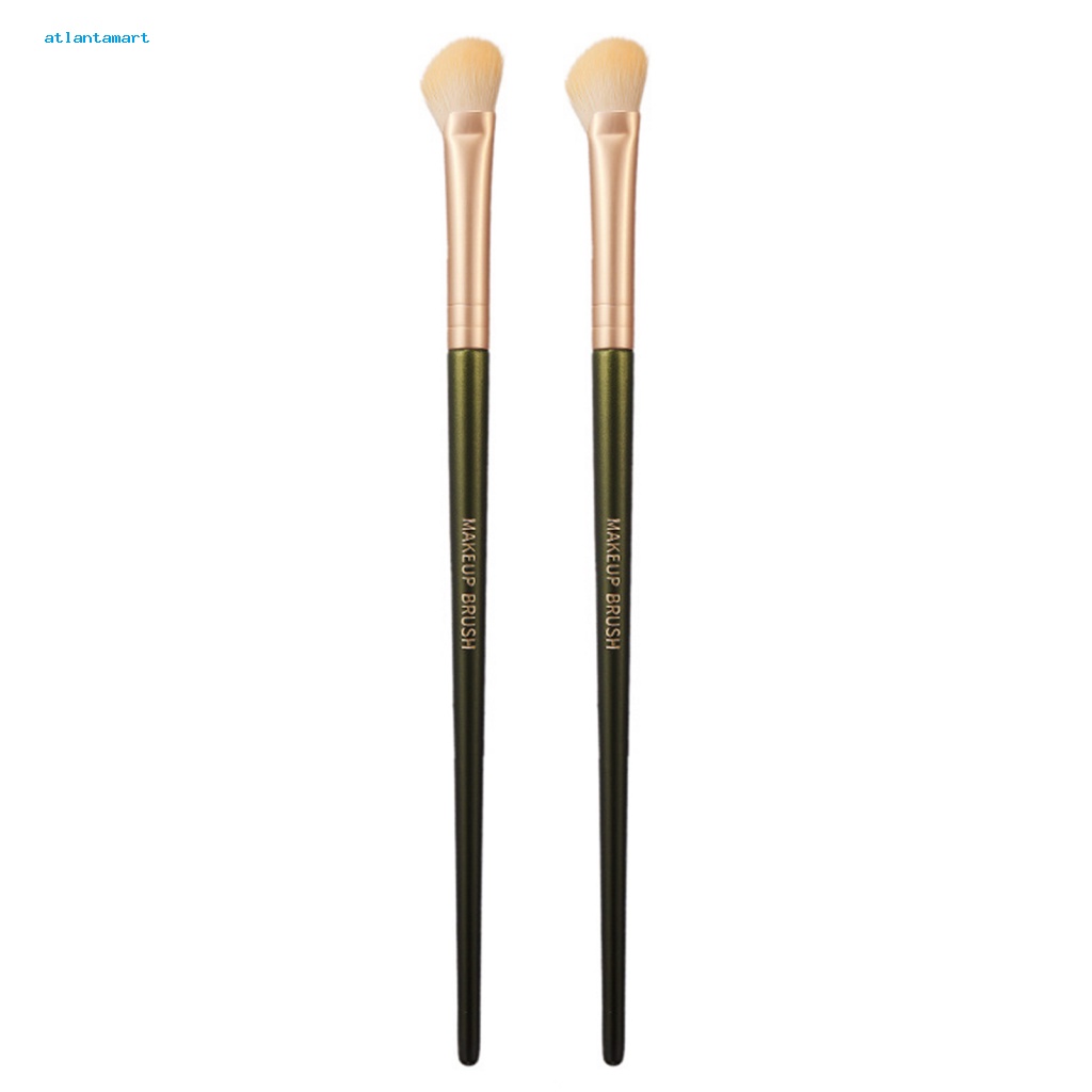 Túi Đựng Đồ Dùng Cao Cấp Tiện Dụng| Set 2 Cọ Trang Điểm Mũi Lông Mềm Cán Gỗ Gọn Nhẹ Tiện Dụng