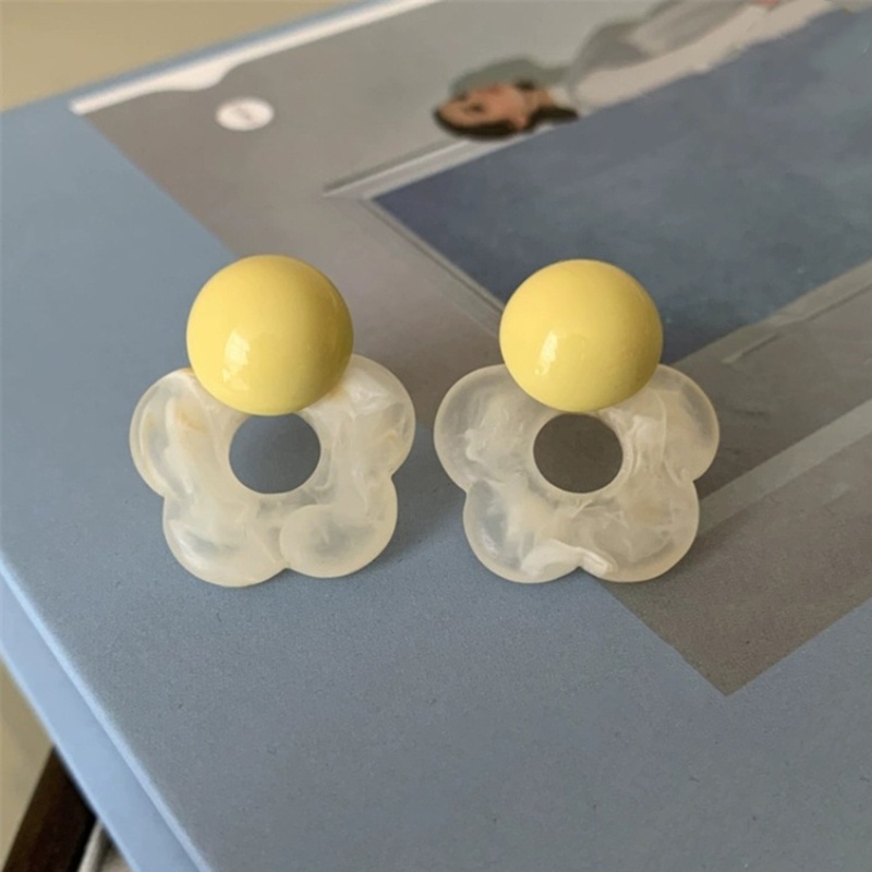 Khuyên Tai Silicone Hình Bông Hoa Xinh Xắn Dành Cho Nữ