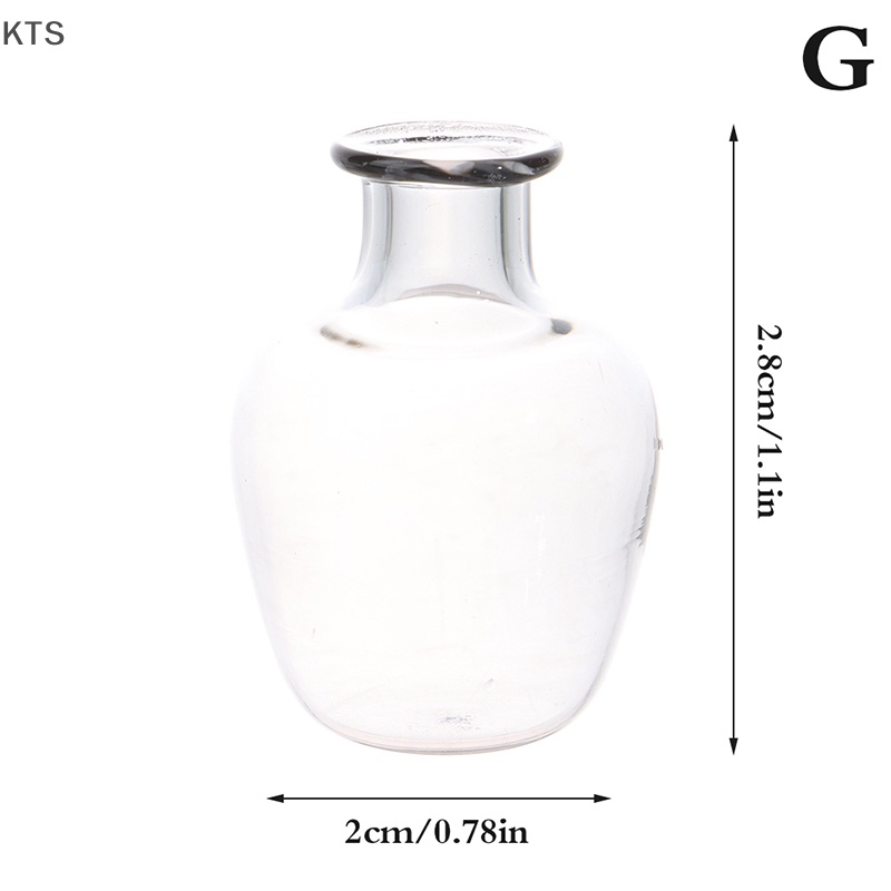 1 Bình Hoa Thủy Tinh Trang Trí Nhà Búp Bê 1: 12