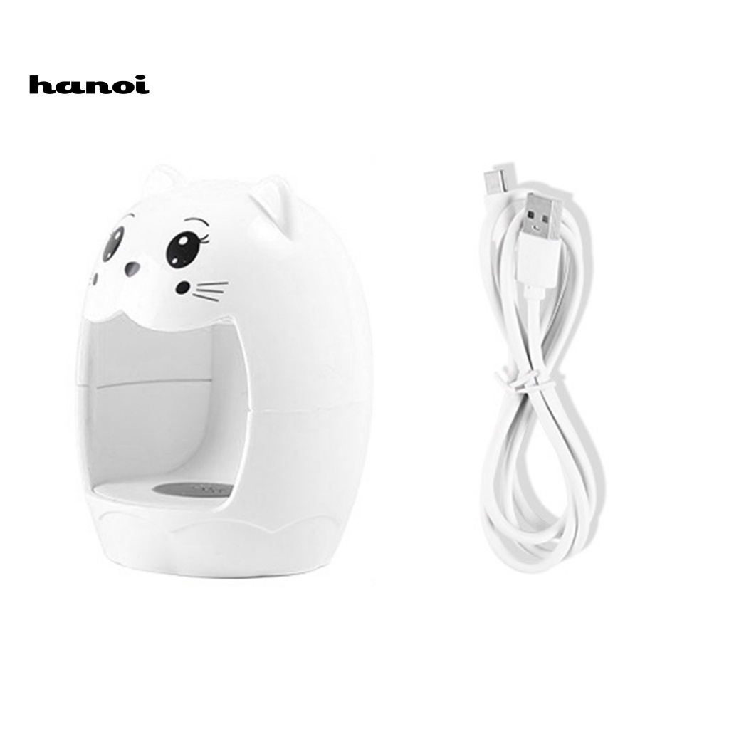 Đèn Sấy Khô Móng Tay Bằng Điện Mini Hình Động Vật Dễ Thương Dùng Tại Nhà