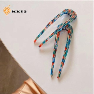 Trâm cài tóc MKEB hình chữ U phong cách Hàn Quốc cổ điển cho nữ