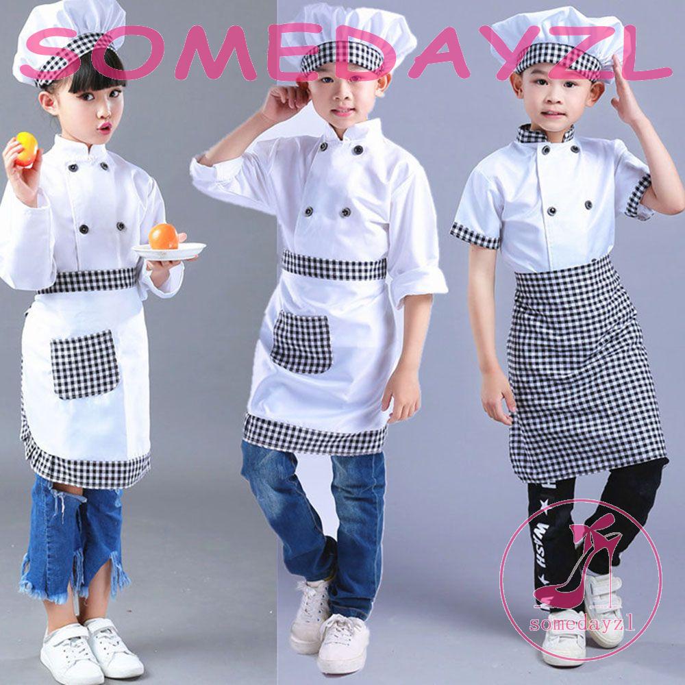 Bộ Tạp Dề Hóa Trang Đầu Bếp Cho Bé