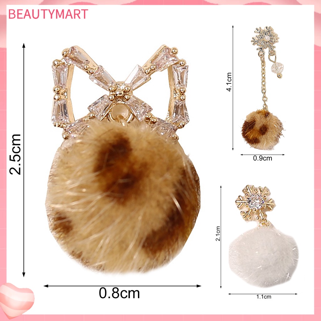 Bộ Phụ Kiện Trang Trí Móng Tay Hình Bông Tuyết Ba Chiều Lấp Lánh DIY