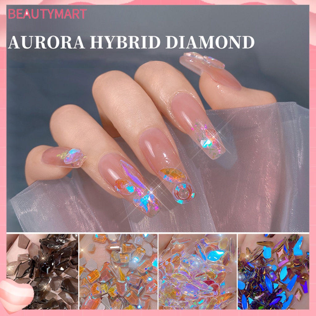 Bộ 50 Viên Đá 3D Mini Nhiều Màu Sắc Dùng Trang Trí Móng Tay Nghệ Thuật