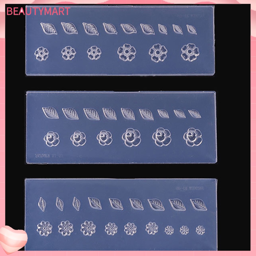 Khuôn Silicone Hình Chiếc Lá Làm Móng Nghệ Thuật DIY