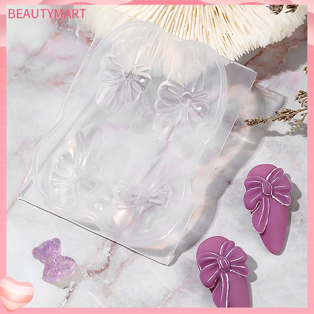 Khuôn Silicone Tạo Hình Làm Móng Tay 3D Độ Bền Cao