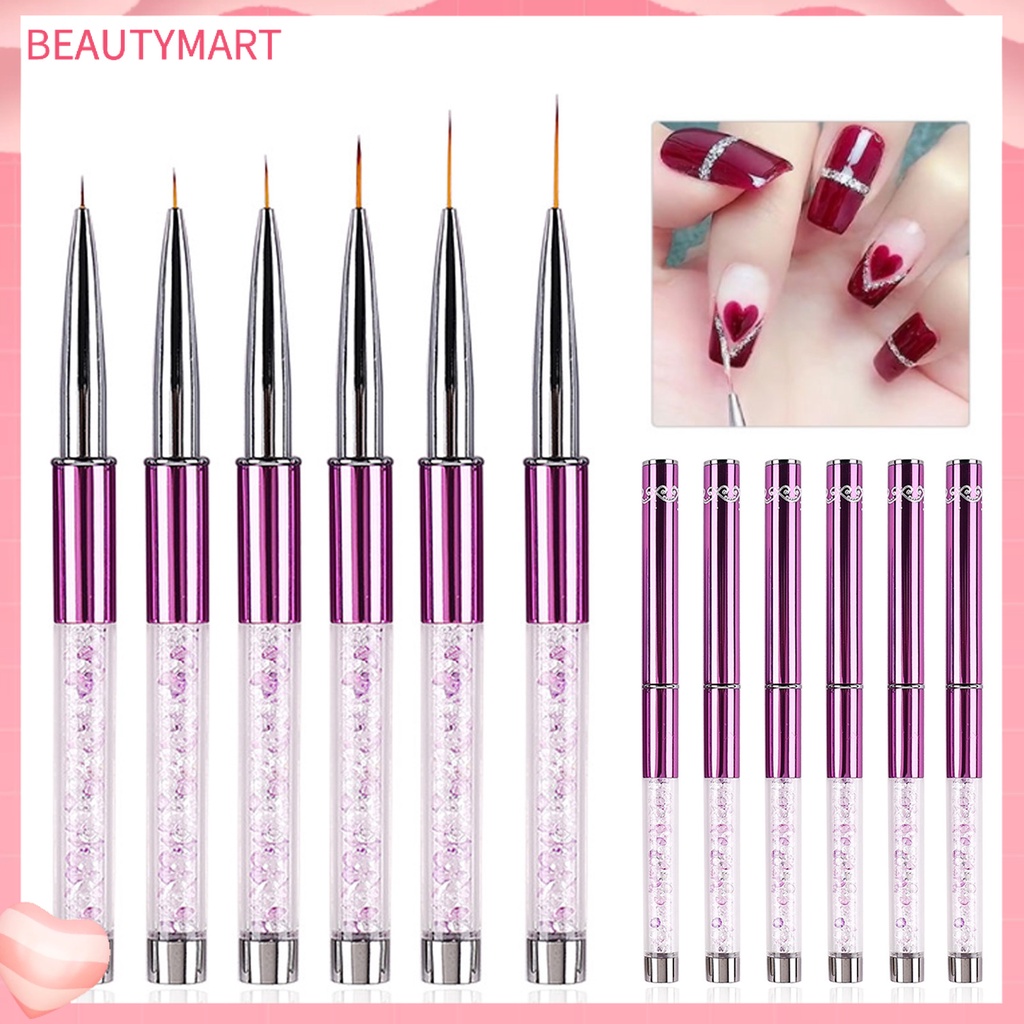 Cọ Vẽ Trang Trí Móng Tay Với Vỏ Đựng Thiết Kế Tiện Dụng