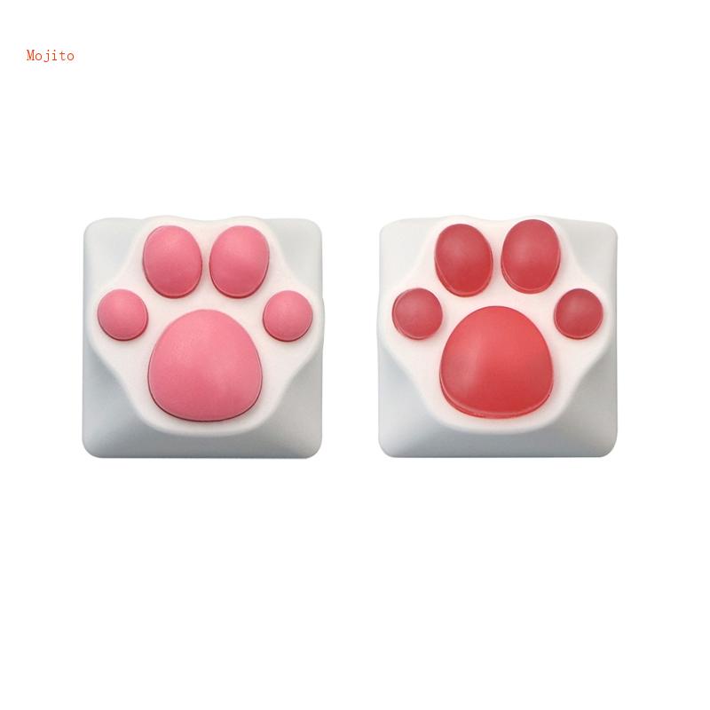 Bàn Phím Cơ DIY Hình Dấu Chân Mèo Đáng Yêu Cho Cherry MX Switch R4 ESC