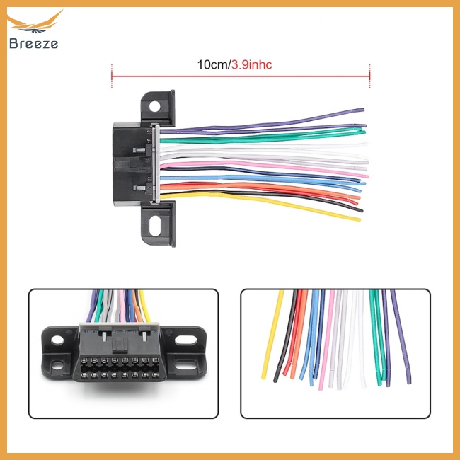 Dây Cáp Nối Dài 10cm 16pin J1962f Obd2 Female Cho Các Thiết Bị Thủ Công