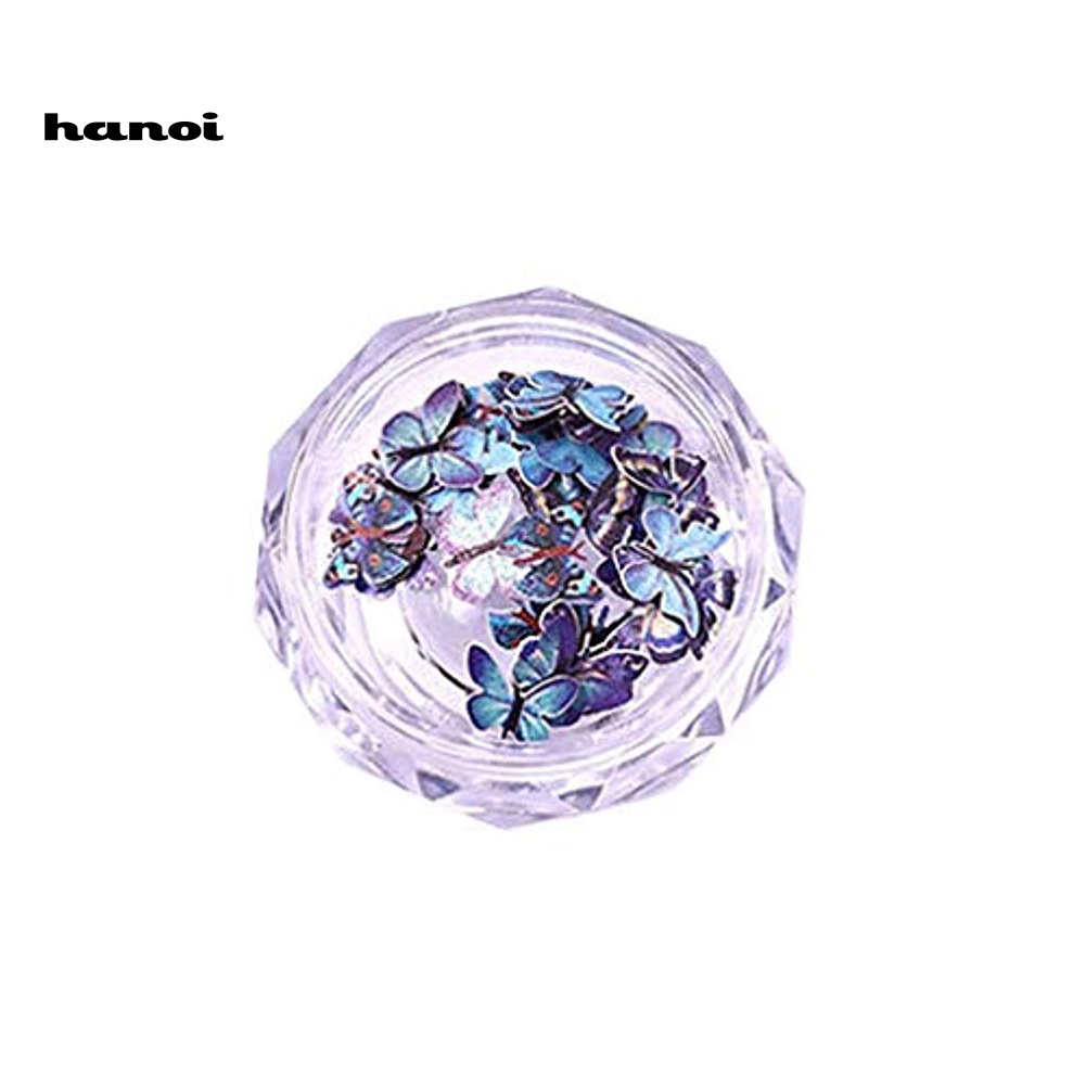 Miếng Dán Trang Trí Móng Tay Hình Bướm Mini DIY