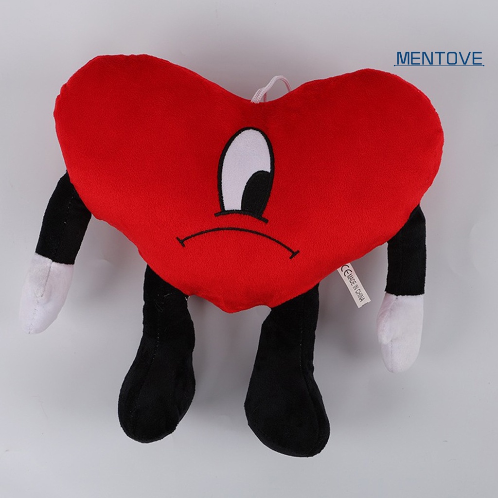 Thỏ Nhồi Bông 25cm Trái Tim Màu Đỏ Mềm Mại Đáng Yêu