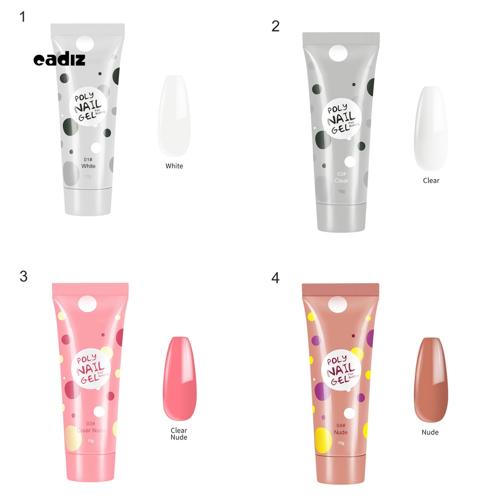 Keo Nối Dài Móng Tay Dạ Quang Lấp Lánh Lâu Trôi