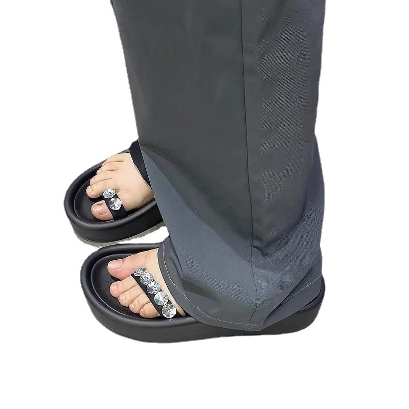 Tóc Thẳng Làm Từ Nhà Máy Duoya ~ [Hàng Có Sẵn] Trồng Cỏ!Chân Vịt Đính Đá Siêu Mỏng 3.5cm Quyến Rũ Dành Cho NữGiao Hàng Miễn Phí