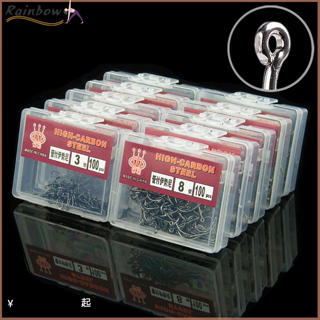 Móc Câu Cá Bằng Thép Carbon Cao Cấp Nhiều Kích Cỡ Tiện Dụng