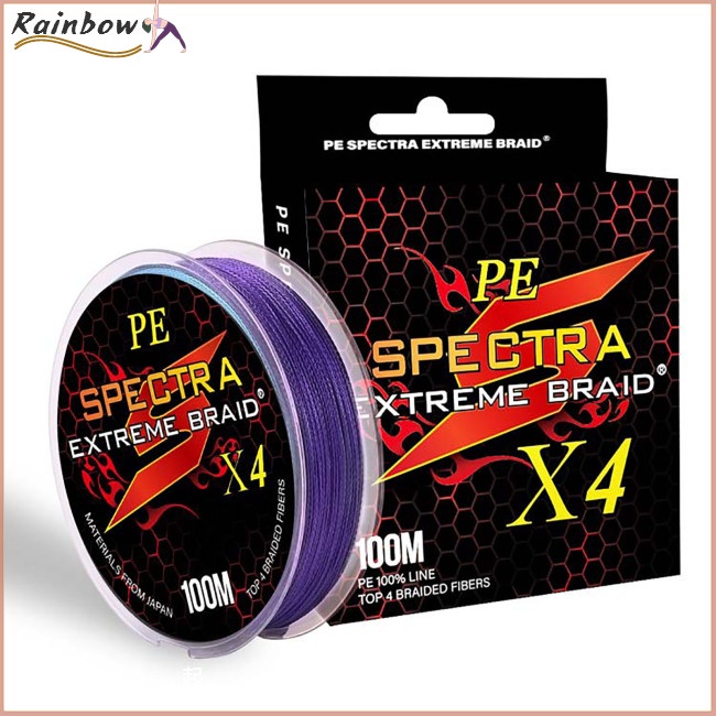 1 Cuộn Dây Câu Cá Bện 4 Sợi 100 / 300 / 500m Siêu Chắc