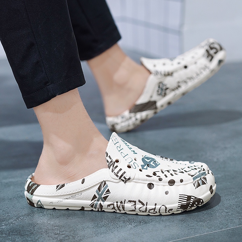 Dép xốp nam Dép tổ ong dép đi biển nam dép đúc tông nam không thấm nước dép nam