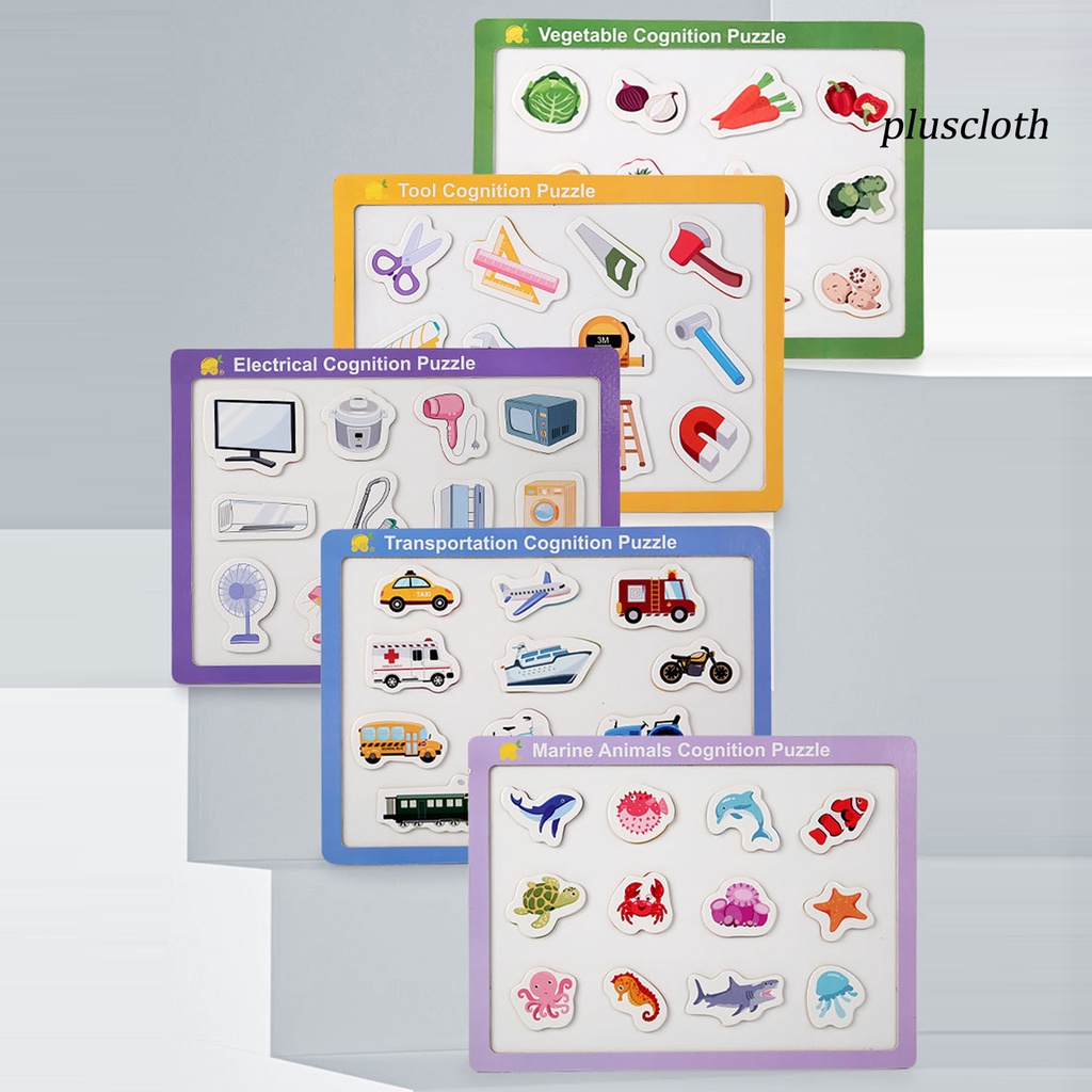 Pllu * Bộ Đồ Chơi Xếp Hình Chữ Tiếng Anh Bằng Gỗ Giàu Có Nhiều Chủ Đề Không Cần Mài Vui Nhộn Giải Trí Dễ Truy Cập Cho Bé