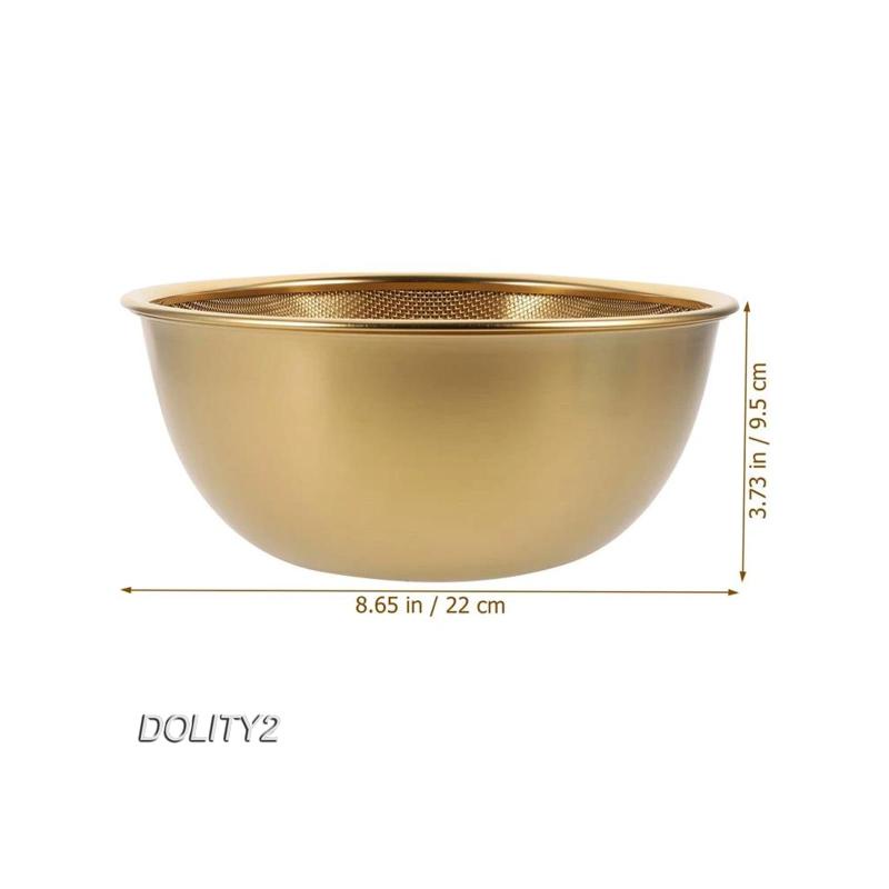 [Dolity2] Rổ Rửa Trái Cây Bằng Thép Không Gỉ