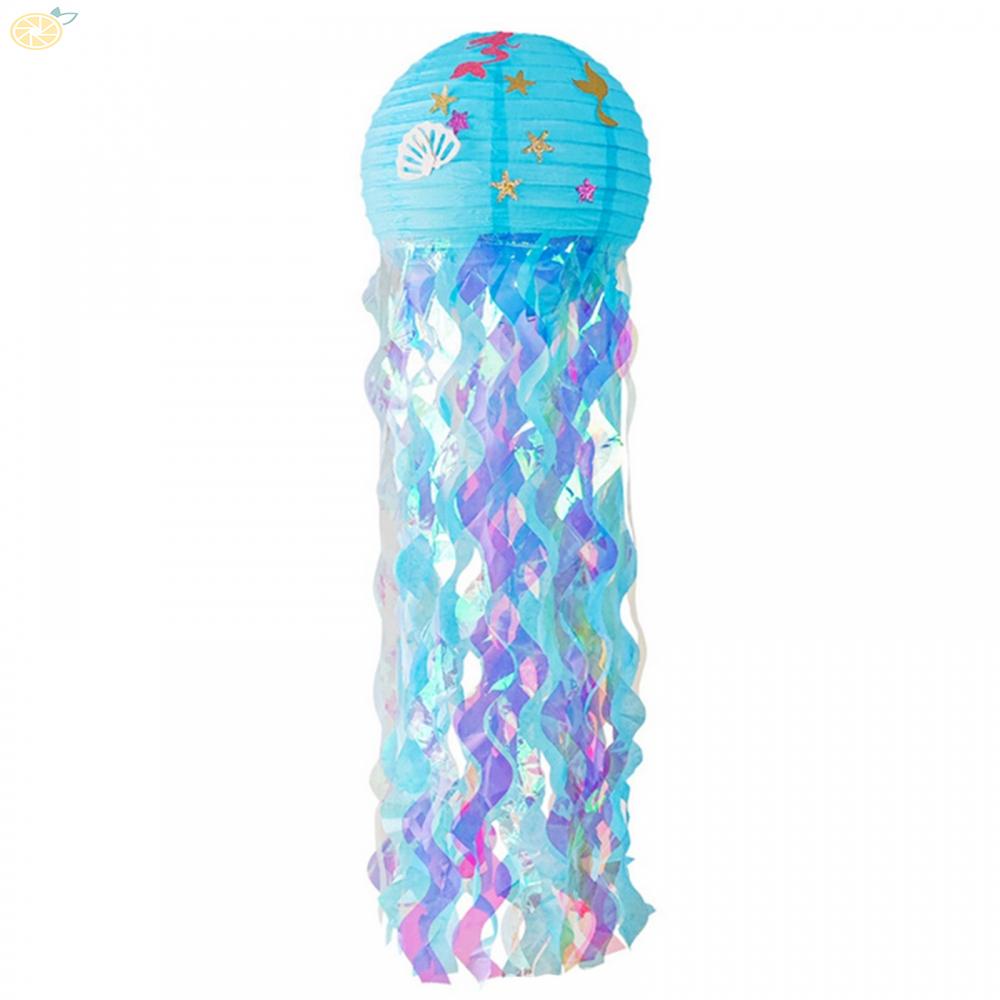 【VARSTR】Paper Lanterns Purple Shiny Stickers Versatile 1pc Hanging Light Green