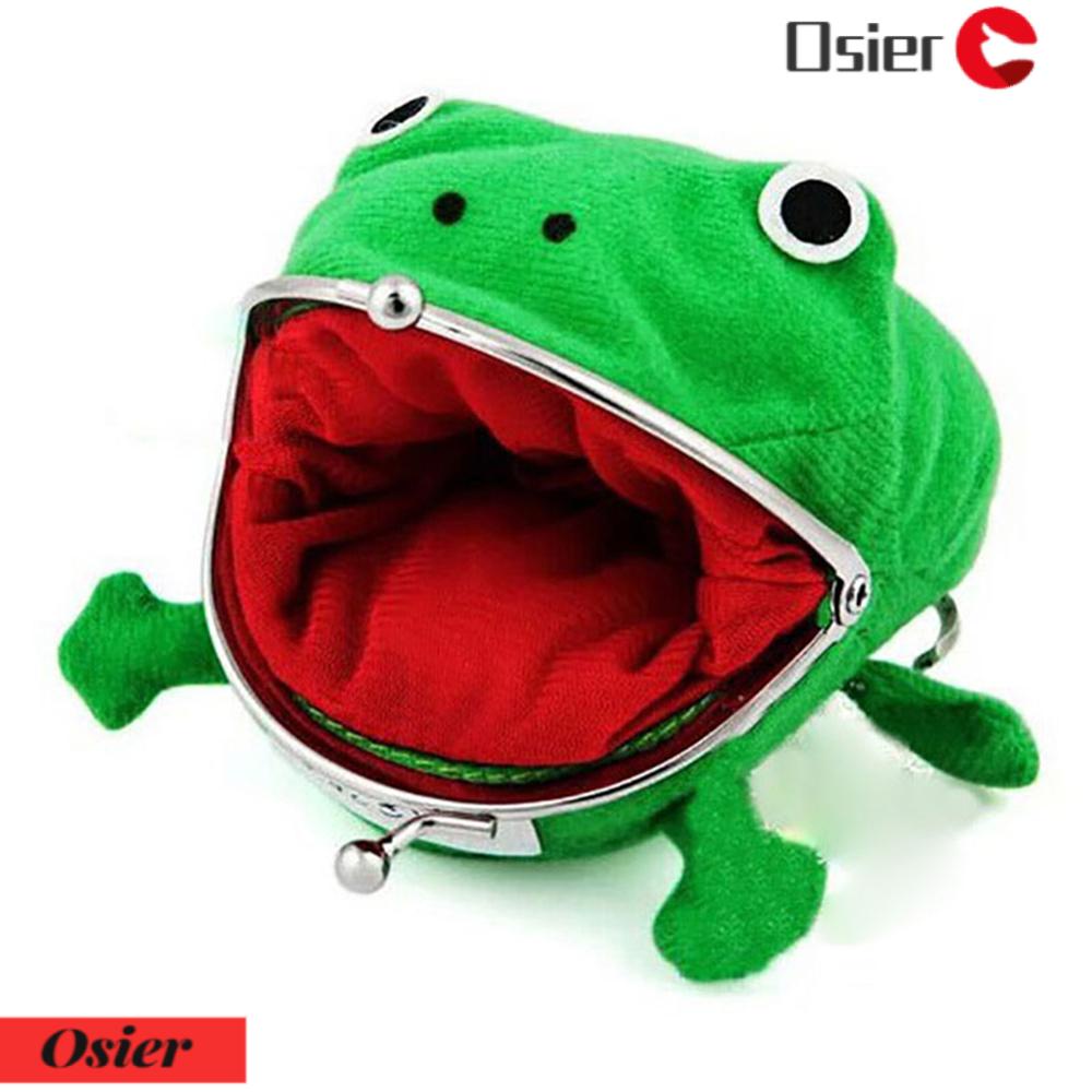 Ví Đựng Tiền Xu Mini Hình Chú Ếch Dễ Thương 1 Ngăn Tiện Dụng